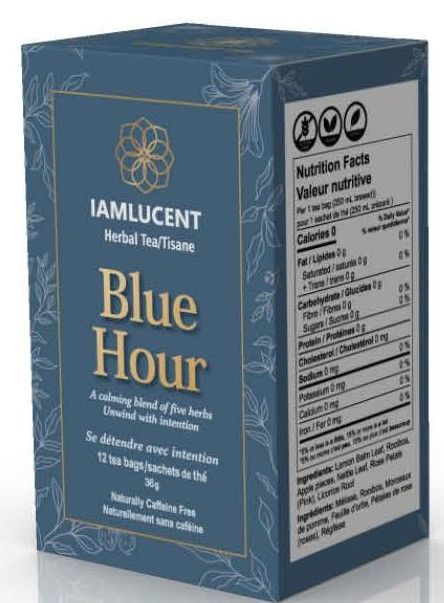 Blue Hour tea box