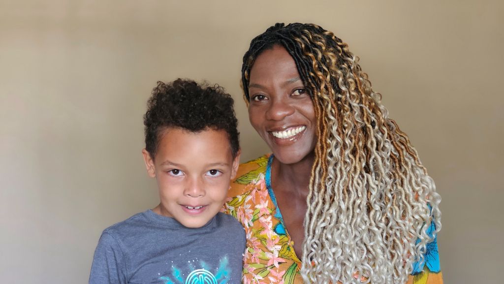 Nadia and Sam, Iamlucent Tea founder and son