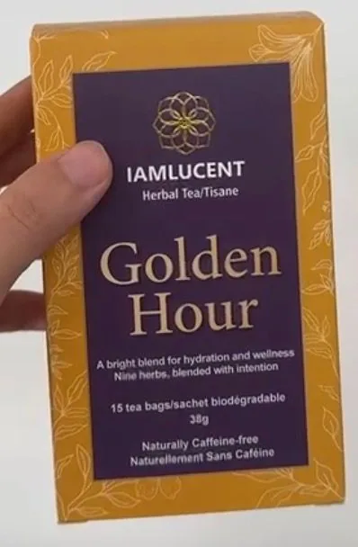 Golden Hour tea box